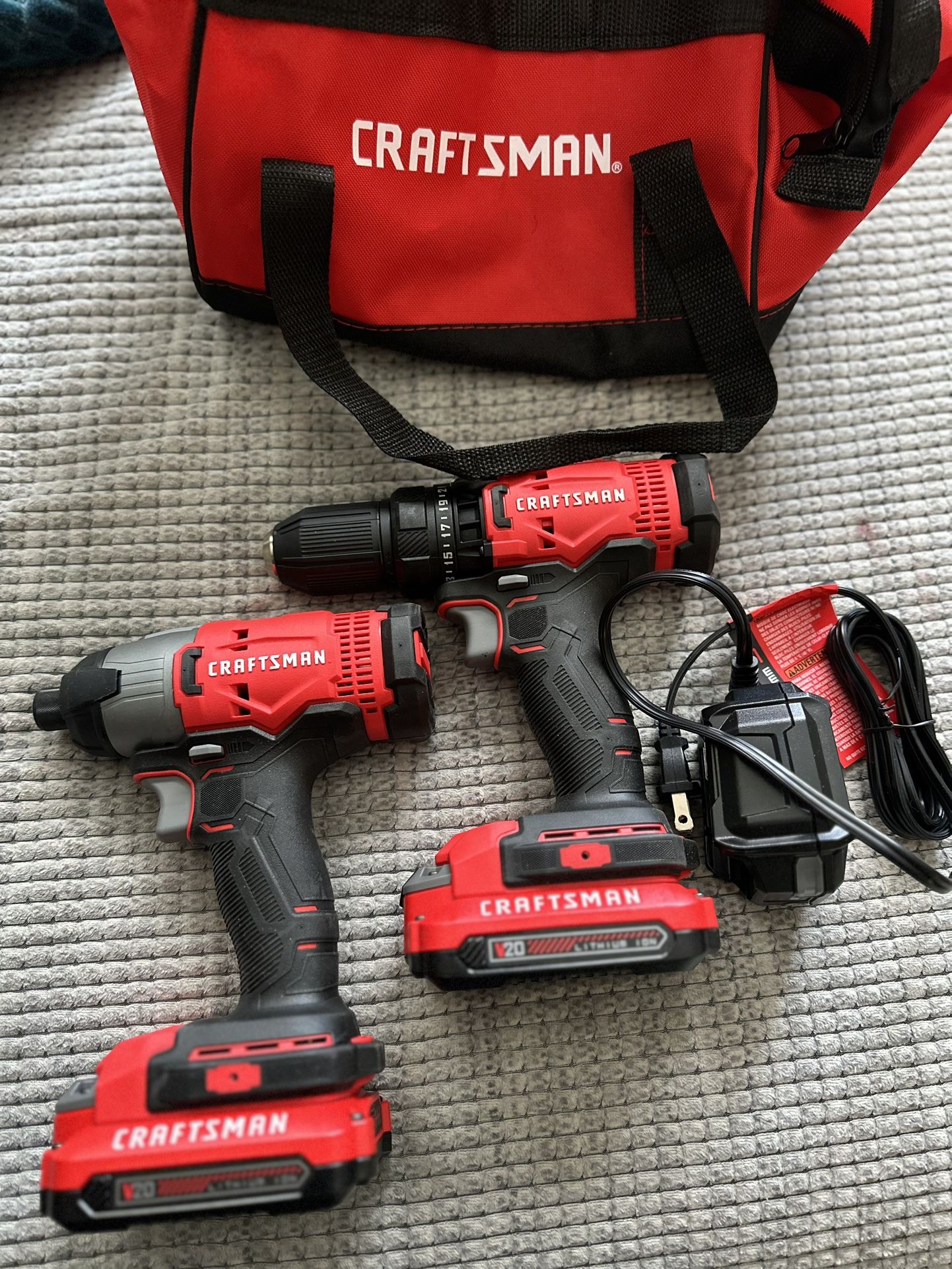 Craftsman Drill Set And Bag $80 Brand New