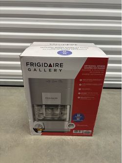 Frigidaire Gallery Artisanal Clear Sphere Ice Maker, Self-Cleaning Premium Ice Machine with Touch Controls, Grey