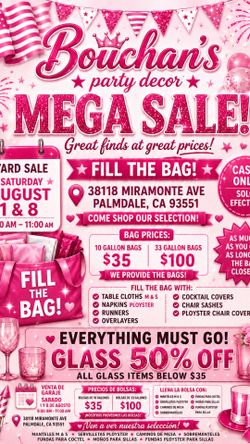 Party decor sale