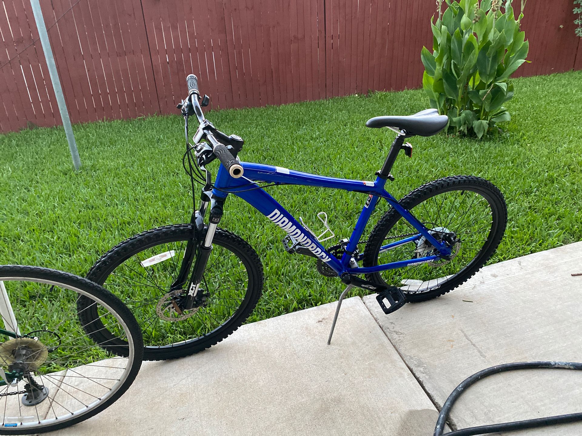 19” Green Trek bike & blue Diamondback $450 for both