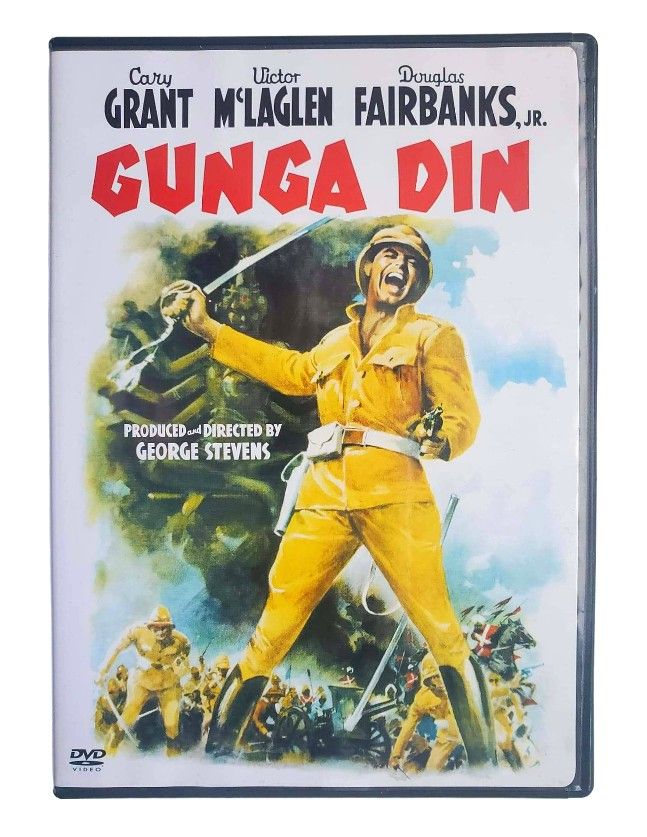 Gunga Din DVD 1939 B&W Cary Grant Comedy War Movie Black & White