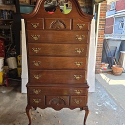 Antique Mahogany Armoire (Dresser)