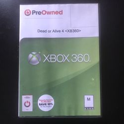 Dead or Alive 4 Xbox 360