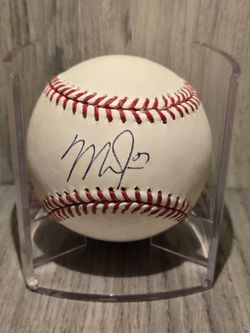 Mike Trout Signed Rawlings MLB Baseball JSA Authenticated
