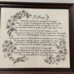 Crochet Framed Art Piece 