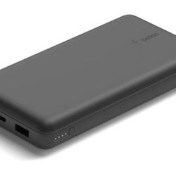 Belkin USB C Portable Charger 20000 mAh, 20K Power Bank with USB