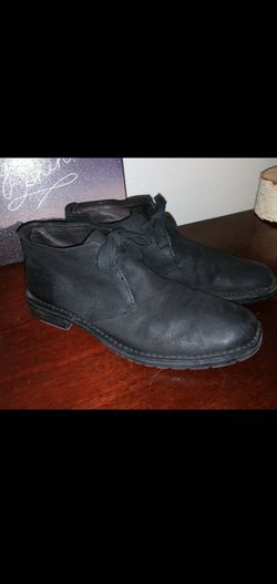 john varvatos SUEDE STANTON CHUKKA shoes/boots size 8.5