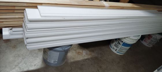 New white Baseboards