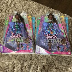 Lot Of (2) Barbie Extra Fancy