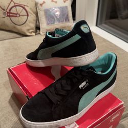 Puma Seude Classic Black-Green US10.5
