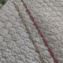 Vintage Metal And Flower Belts