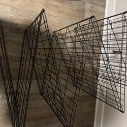 Pet Play Pen/Black Metal Wire/30 Inches