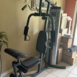 Marcy Home Gym System 150lb Weight Stack Machine | MWM-988