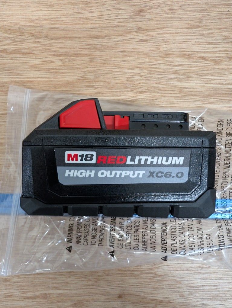 Milwaukee M18 6.0 High Output Battery NEW
