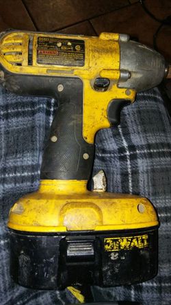 Dewalt DC821 cordless impact wrench w 2 batteries for Sale in Indianapolis IN OfferUp