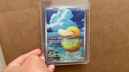 Psyduck Pokémon Card 226/217 in Case