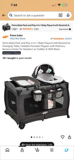 Brand New Baby portable play pen