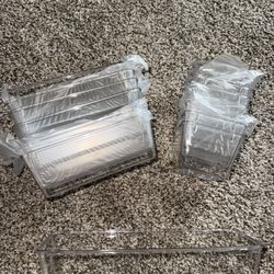 15 Pieces Acrylic Drawer Organizers 
