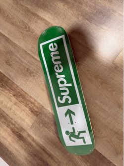 Supreme Exit Skateboard Deck Green