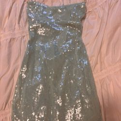 Tiffany Blue Sequin Dress