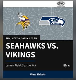 Seattle Seahawks vs Minnesota Vikings