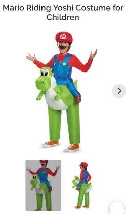 Mario Riding Yoshi Kids Costume