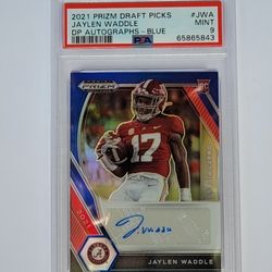 2021 Jaylen Waddle Rookie Card Graded  035\149