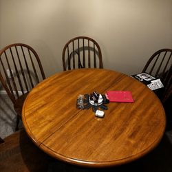 Dinning Table Set - Wood