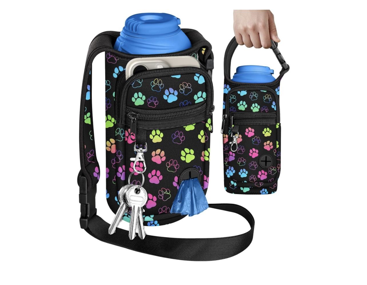 Portable Dog Water Bottle Carrier Bag for PupFlask 27oz