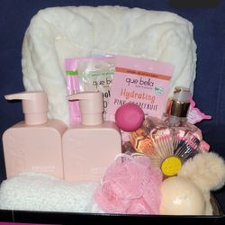 Valentine's Basket. Valentine's Gift Set Bathrobe Spa Kit Birthday Gift. San Valentin 