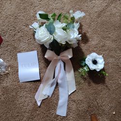 Bridal Bouquet And Boutonniere