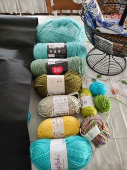 Yarn. Top skein is BIG. Price for all