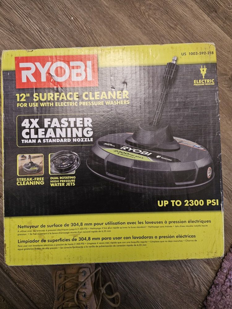 Ryobi 12" Floor Scrubber BRAND NEW