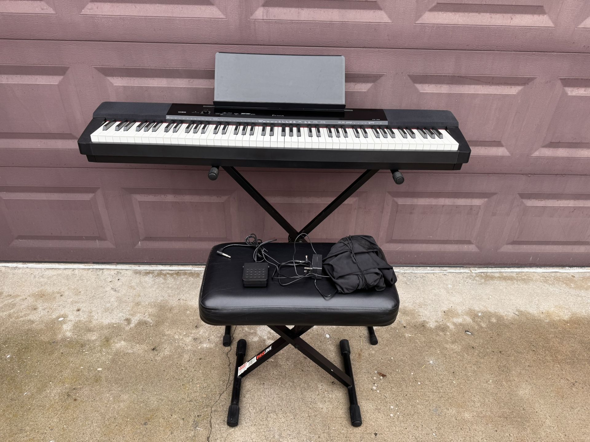 CASIO Privia PX-150 Keyboard, Stand & Bench