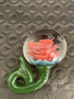 Glass Rose Pendant