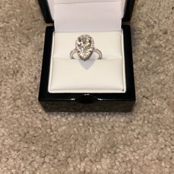 3 kt Engagement Ring 14k White Gold 