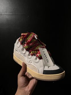 Lanvin Paris Curb Sneakers with Tags