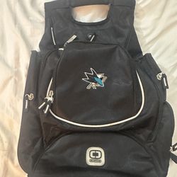 OGIO San Jose Sharks Black Laptop Backpack Bag