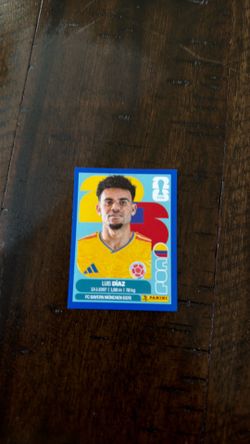 Luis Díaz WC 26 Panini (blue)