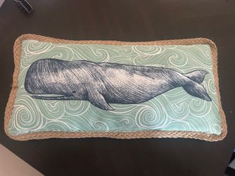Whale pillow