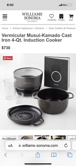 Vermicular Musui-Kamado Cast Iron 4QT Induction Cooker