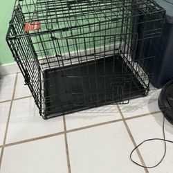 Double Door Small Dog Cage