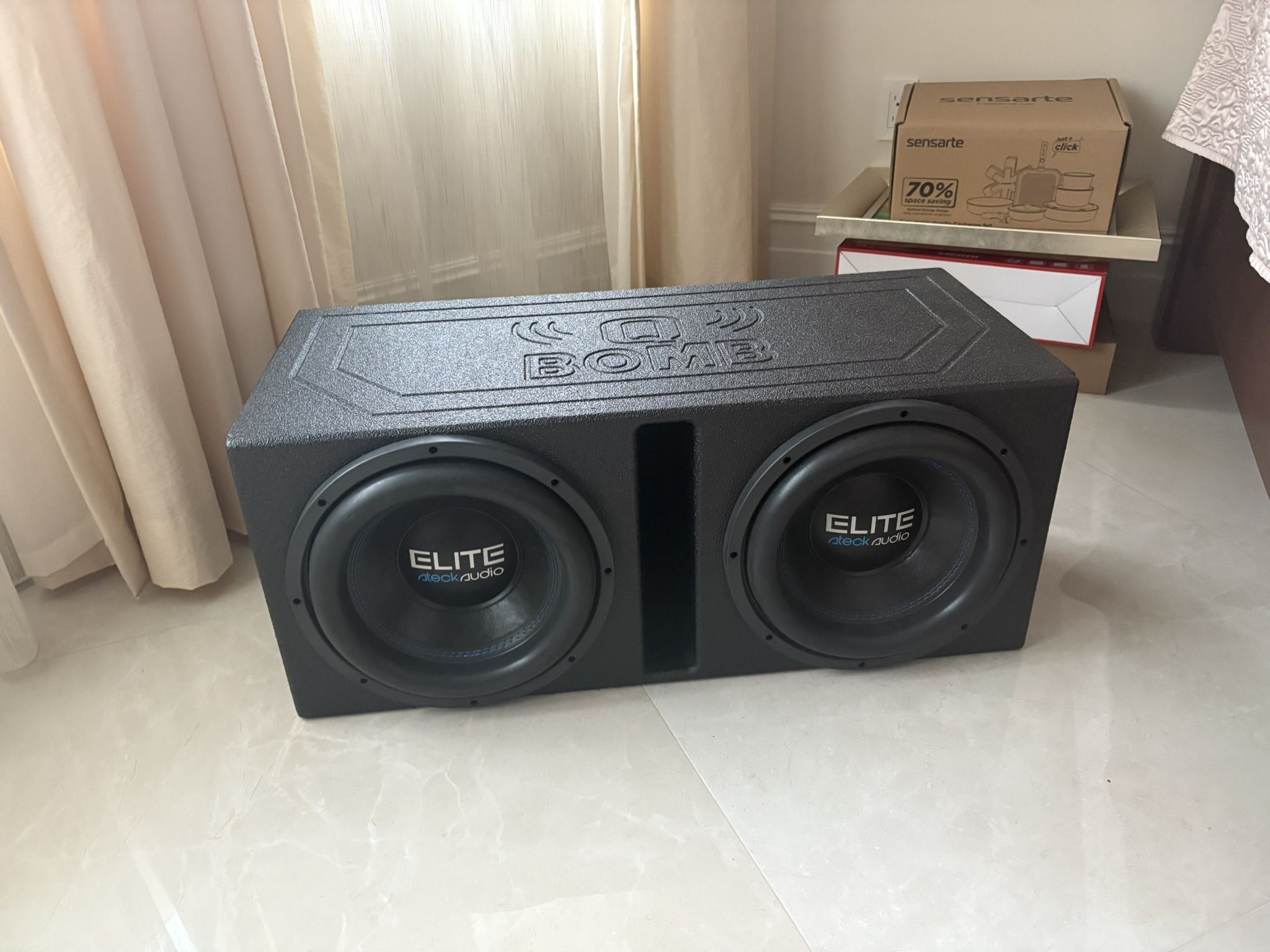 2 12’s ateck audio subwoofer
