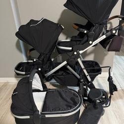 Mockingbird Single To Double Stroller