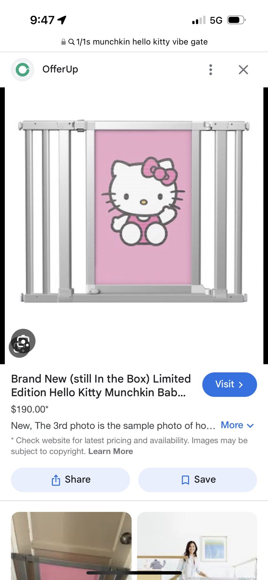 Hello Kitty Safety Gate
