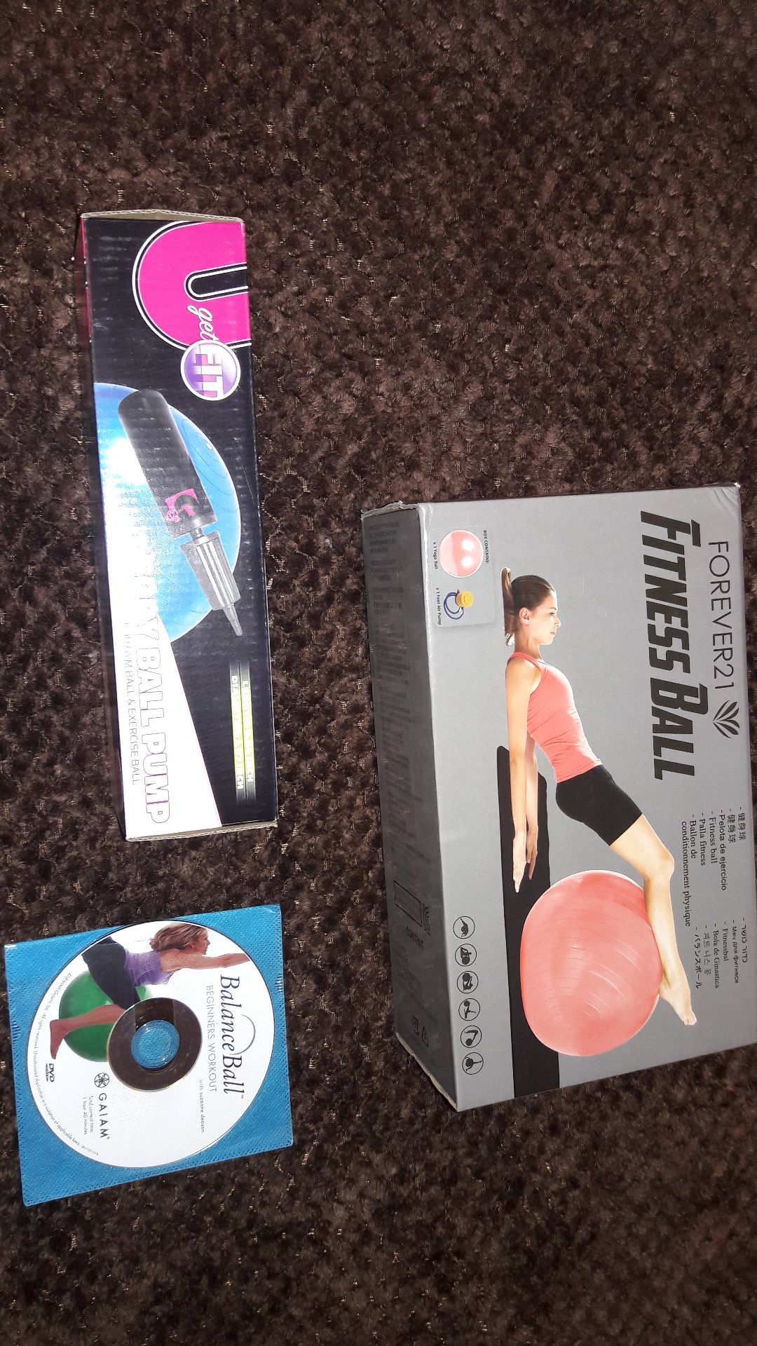 New Complete Fitness Ball Workout kit.