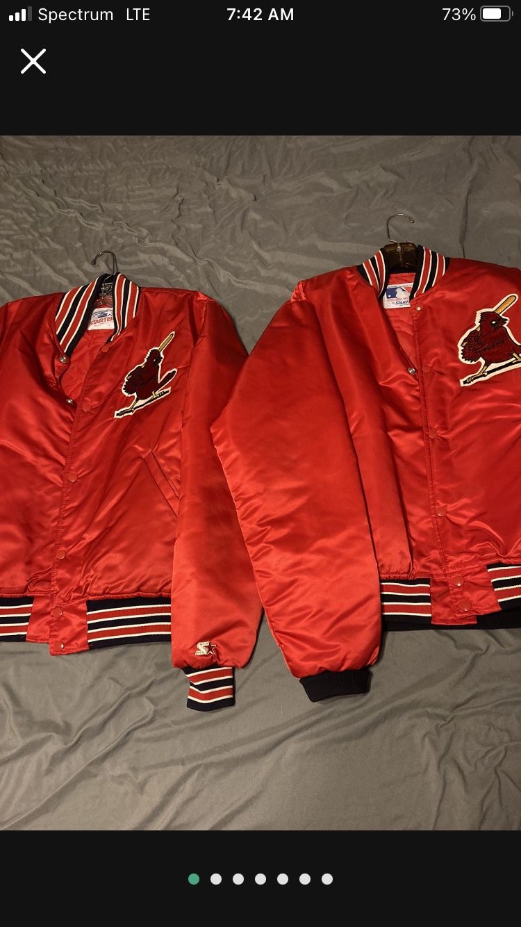 1980’s Vintage Bomber Jacket Cardinals Large