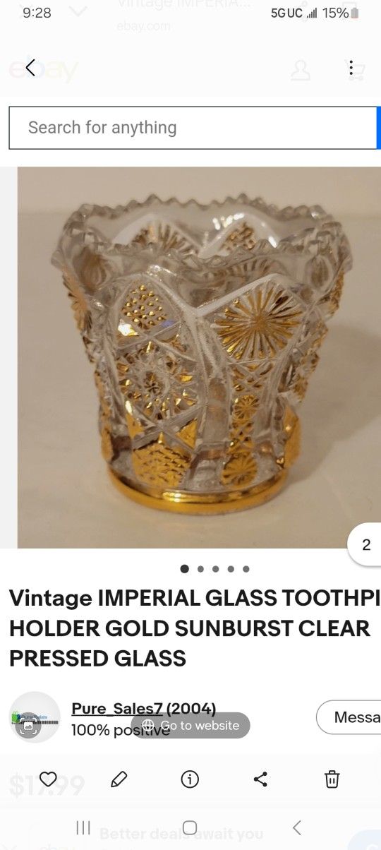 Vintage Toothpick Holder
