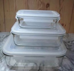 3 glass container new