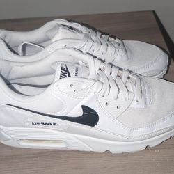 Nike Air Max 90 White and Black (Men 9.0, Women 10.5)